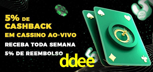 Promoções do cassino ao Vivo ddee